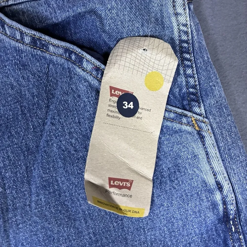 Levi’s Men’s Workwear Utility Fit Jeans 34x32 Relaxed-Fit Straight Leg Blue NWT